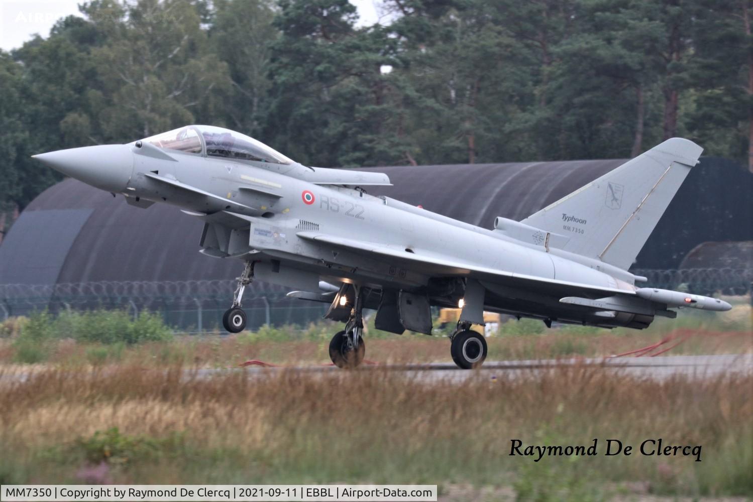 MM7350, Eurofighter F-2000A Typhoon C/N IS076, Spottersday at Kleine Brogel.