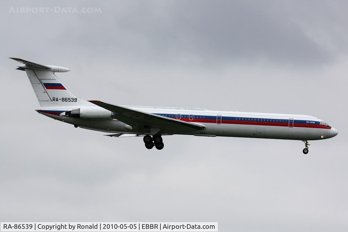 RA-86539, 1983 Ilyushin Il-62M C/N 2344615, at bru