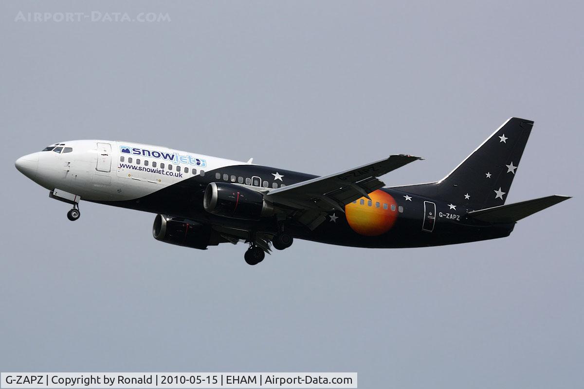 G-ZAPZ, 1991 Boeing 737-33A(QC) C/N 25401, at spl
