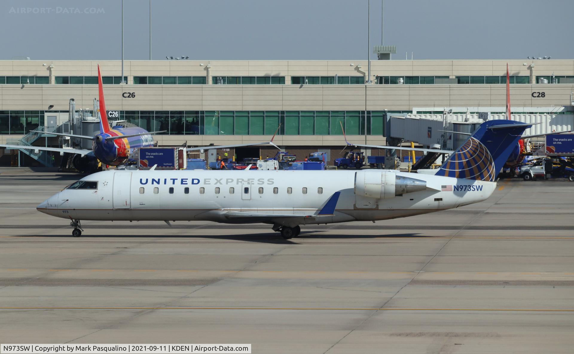 N973SW, 2004 Bombardier CRJ-200ER (CL-600-2B19) C/N 7949, CL-600-2B19