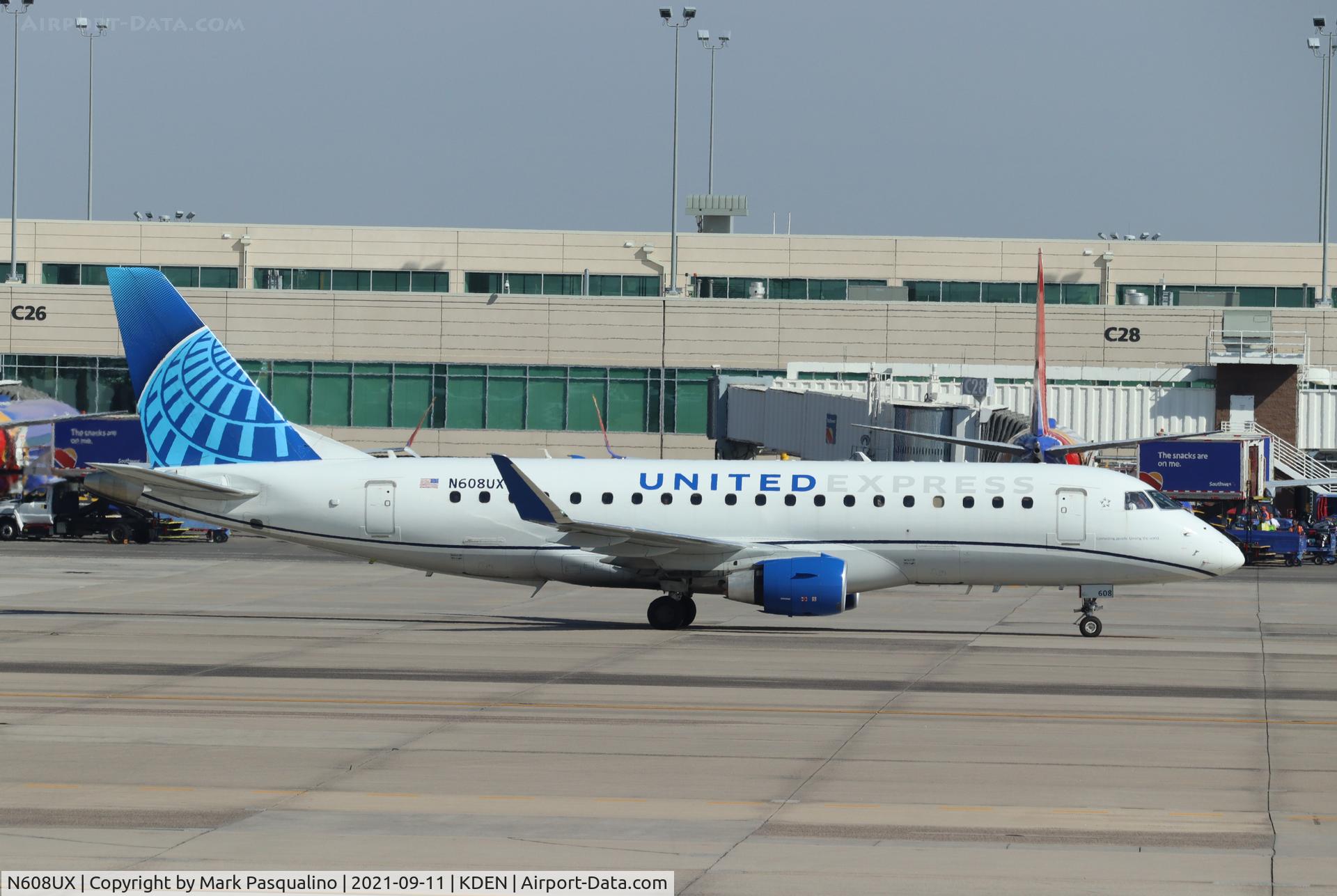 N608UX, 2019 Embraer 175LR (ERJ-170-200LR) C/N 17000806, ERJ-170-200LR