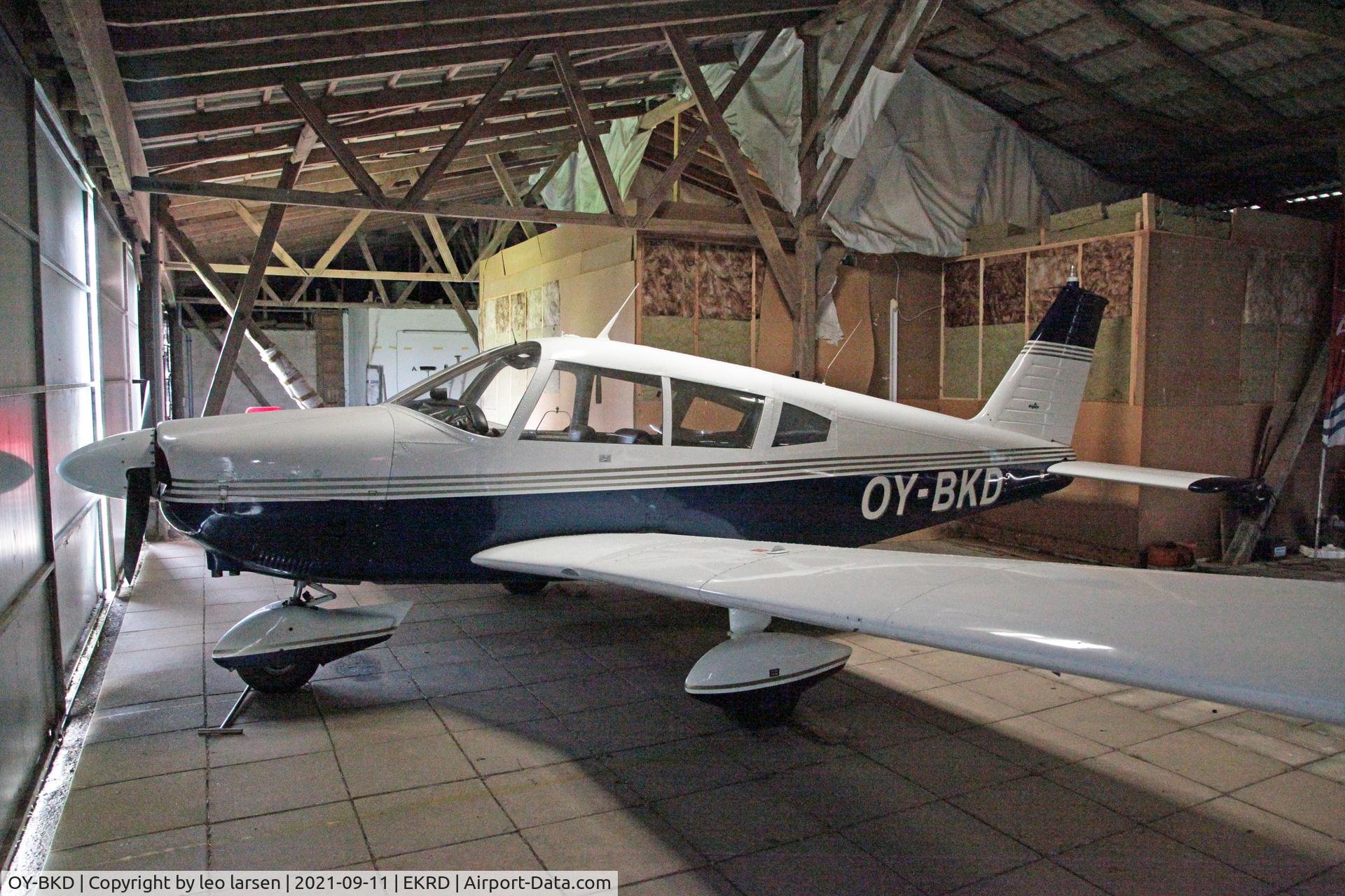 OY-BKD, 1968 Piper PA-28-180, Cherokee C/N 28-4774, Randers 11.9.2021