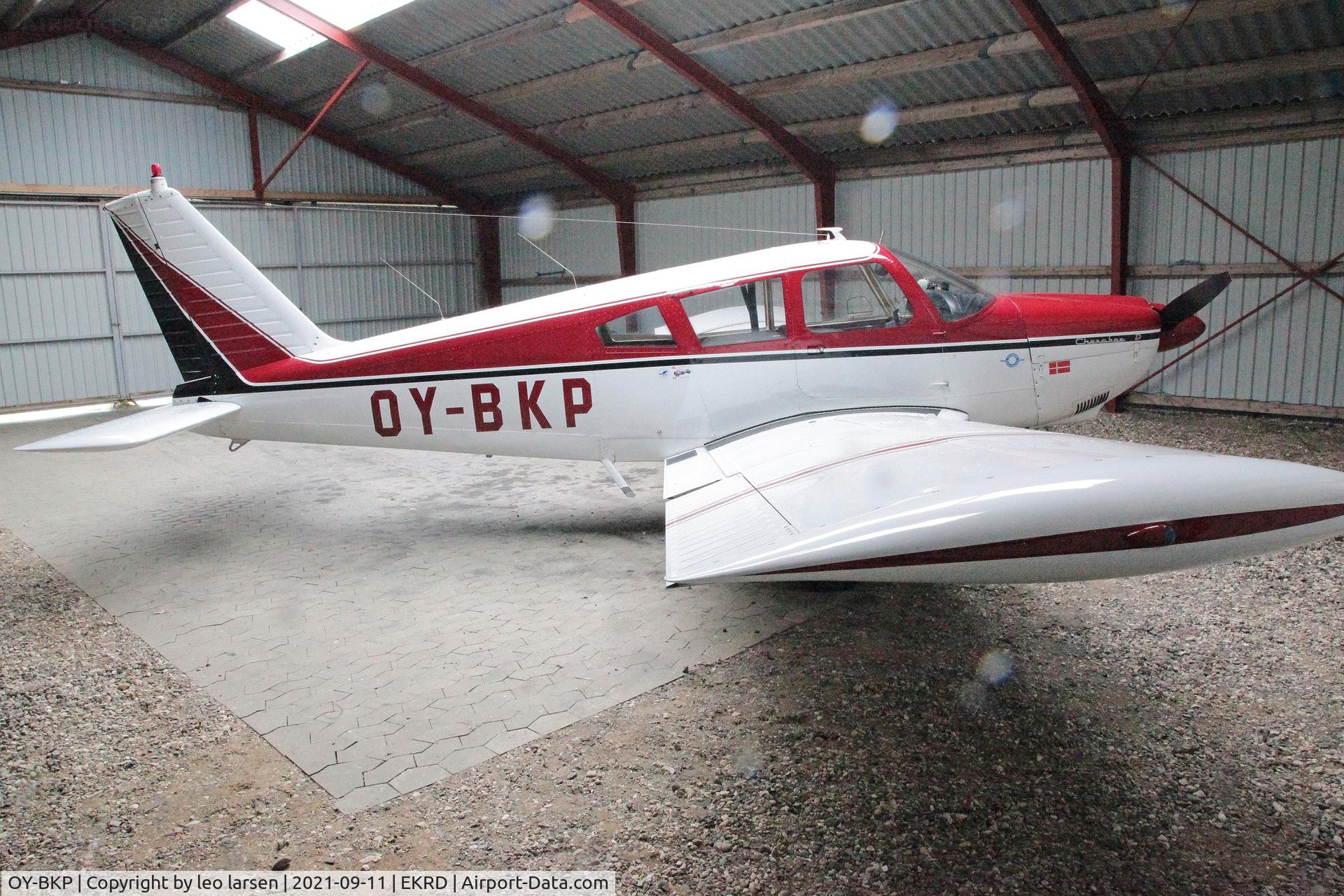 OY-BKP, 1968 Piper PA-28-180, Cherokee C/N 28-5255, Randers 11.9.2021