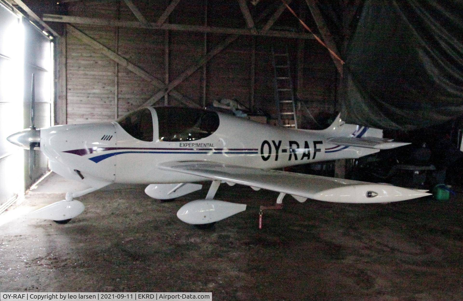 OY-RAF, 2019 Europa Aviation Ltd Europa Classic C/N 2011-06/313, Randers 11.9.2021