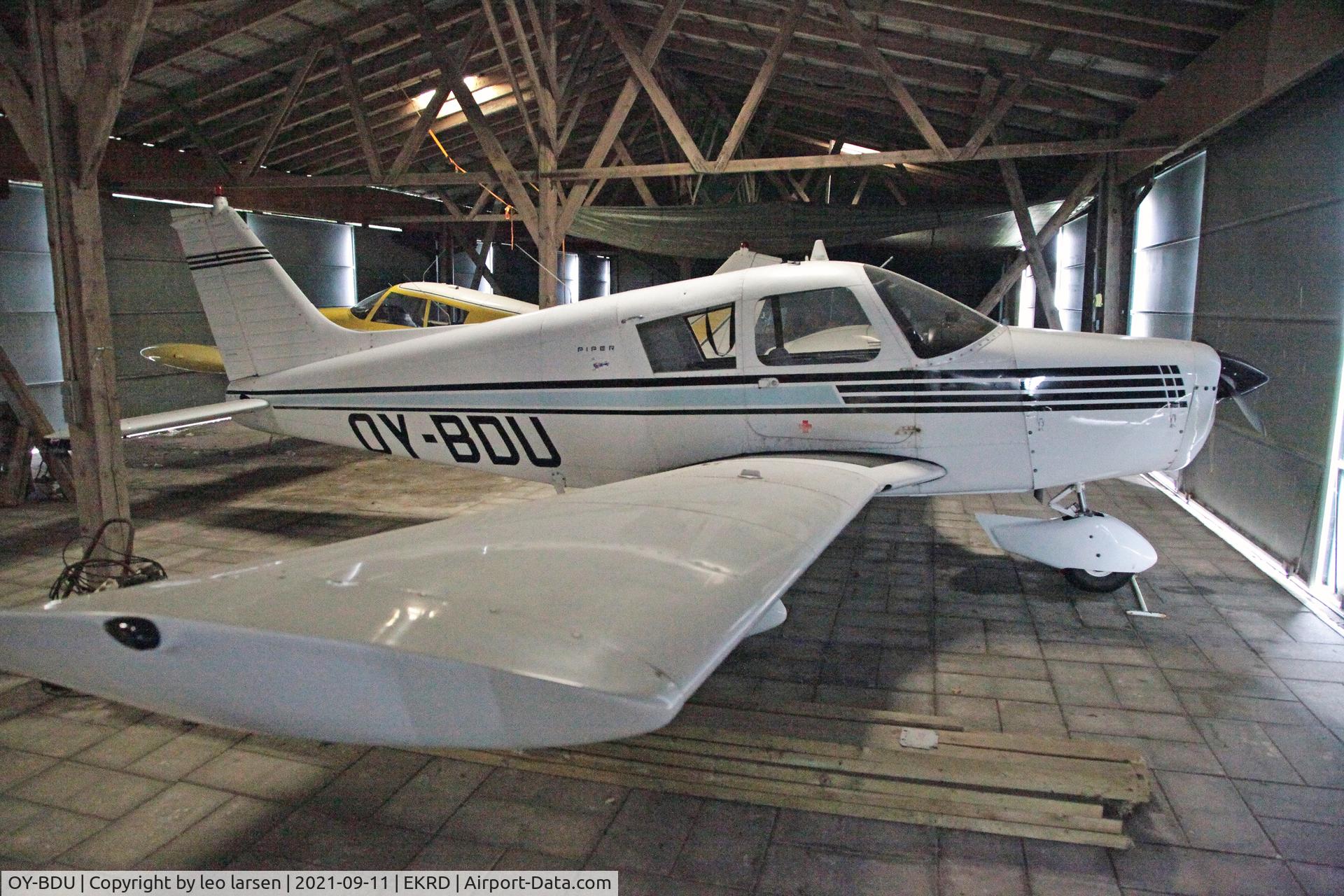OY-BDU, 1971 Piper PA-28-140 Cherokee Cruiser C/N 28-7225140, Randers 11.9.2021