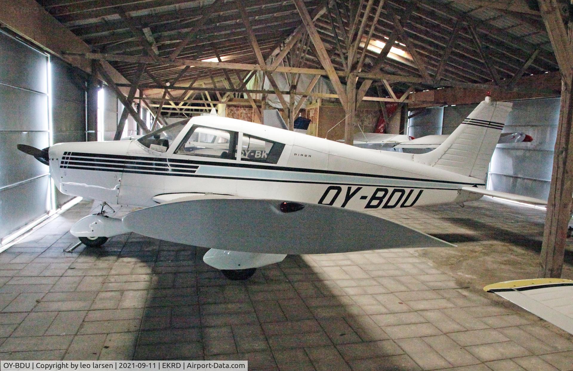 OY-BDU, 1971 Piper PA-28-140 Cherokee Cruiser C/N 28-7225140, Randers 11.9.2021
