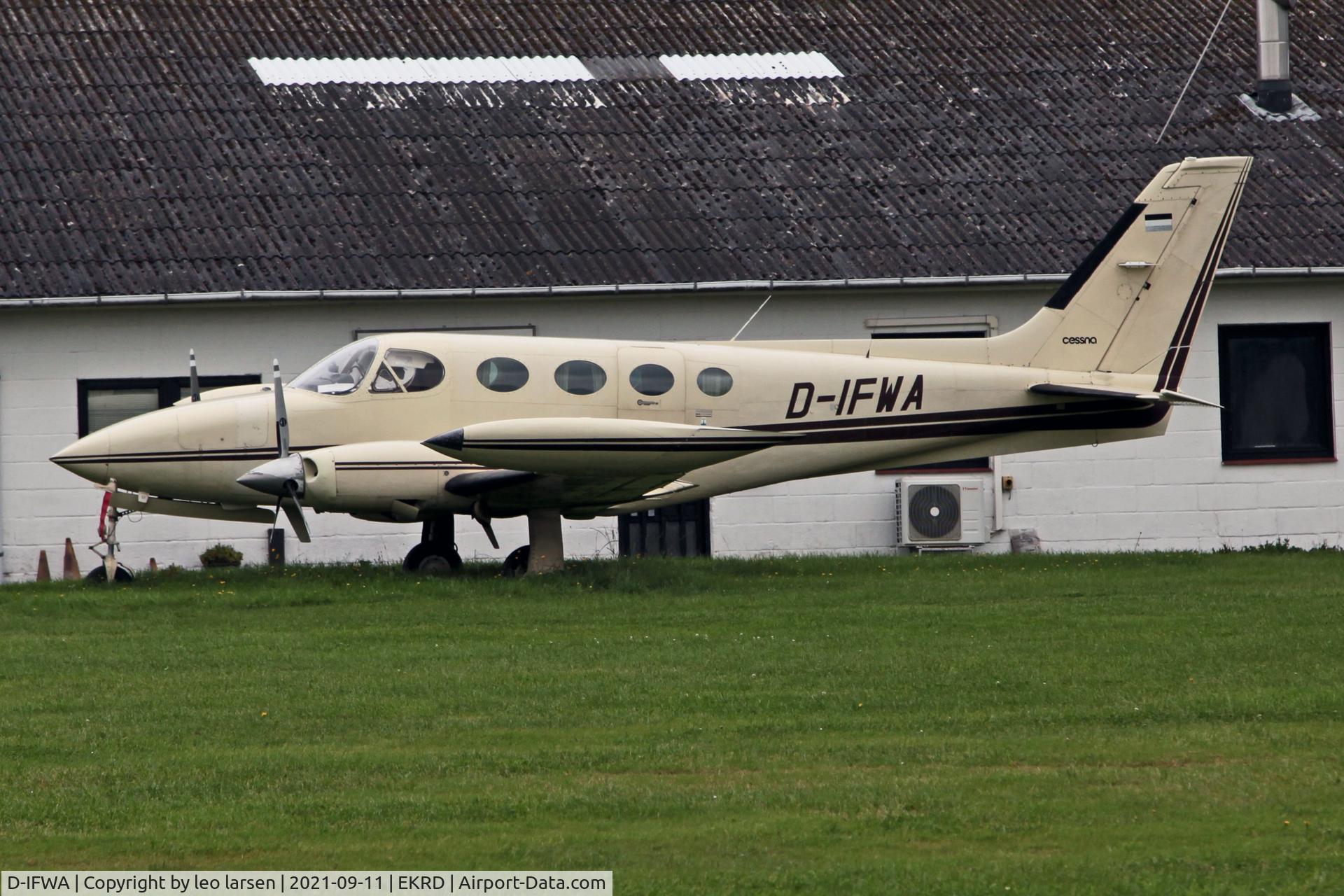 D-IFWA, 1976 Cessna 340A C/N 340A-0094, Randers 11.9.2021.ex PH-AIC