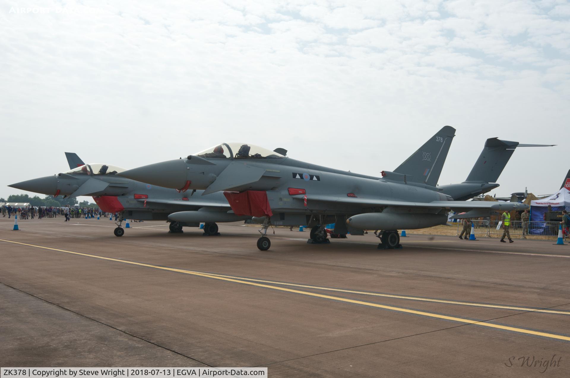 ZK378, Eurofighter Typhoon FGR.4 C/N BS139, RIAT 2018 RAF Fairford UK