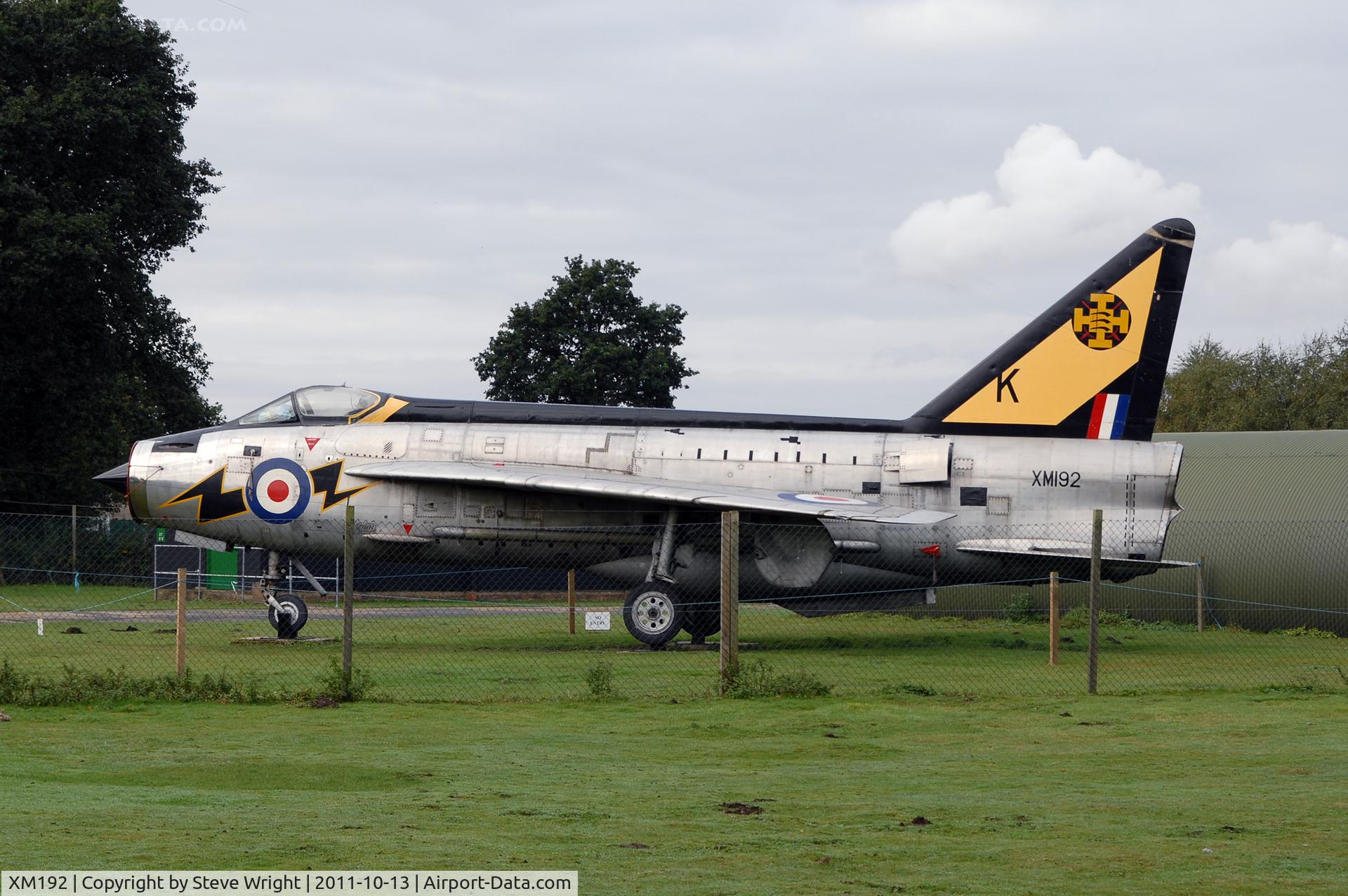 XM192, 1961 English Electric Lightning F.1A C/N 95090, Thorpe Camp Lincolnshire UK