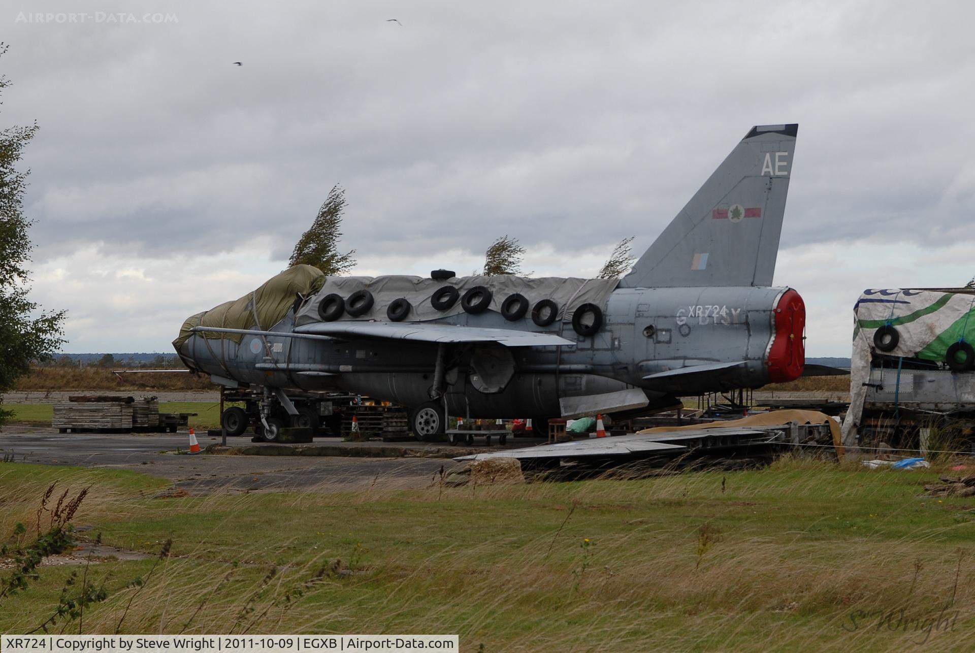 XR724, 1965 English Electric Lightning F.6 C/N 95207, Binbrook Airfield, Lincolnshire UK