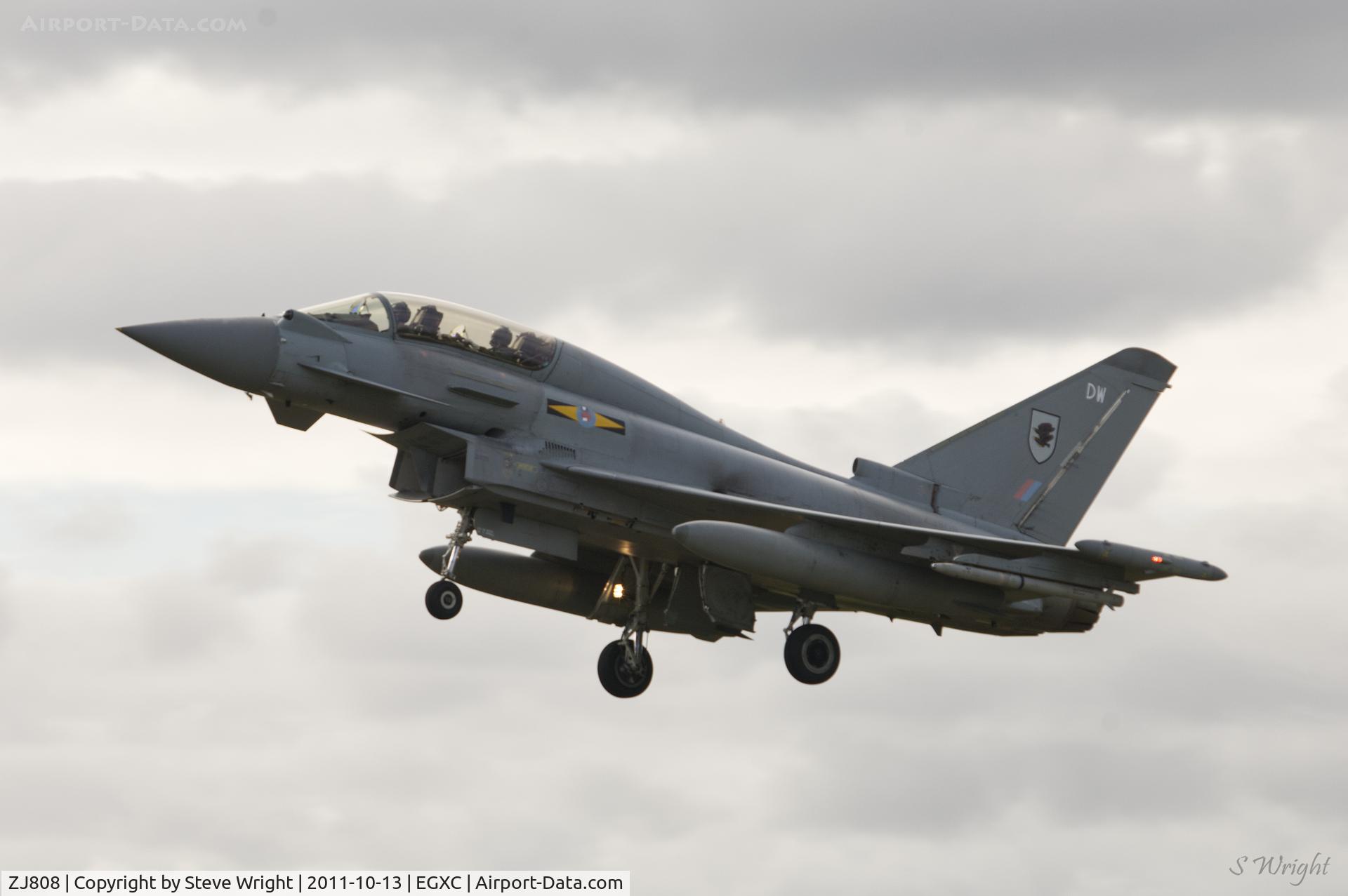 ZJ808, 2004 Eurofighter EF-2000 Typhoon T3 C/N 0028/BT009, RAF Coningsby, Lincolnshire UK