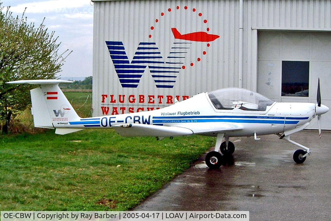 OE-CBW, HOAC DV-20 Katana C/N 20160, OE-CBW   HOAC DV-20 Katana [20160] Bad Voslau-Kottingbrunn~OE 17/04/2005
