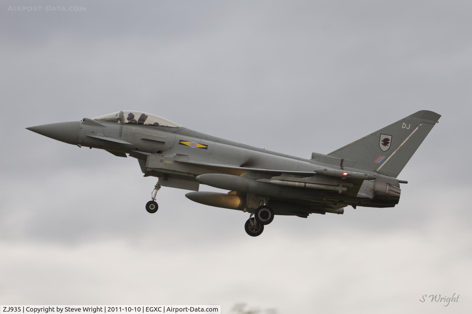 ZJ935, 2006 Eurofighter EF-2000 Typhoon FGR4 C/N 0115/BS026, RAF Coningsby, Lincolnshire UK