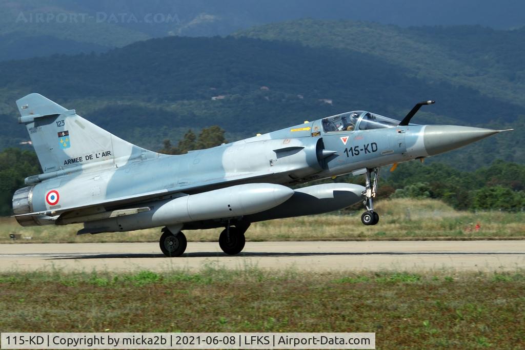 115-KD, Dassault Mirage 2000C C/N 414, Take off