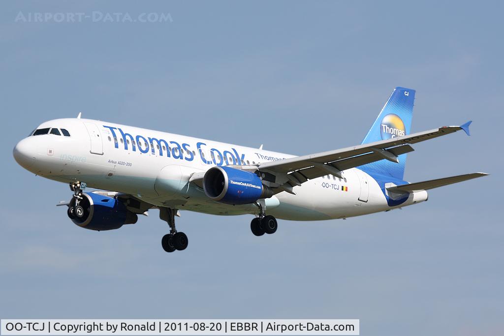 OO-TCJ, 2002 Airbus A320-214 C/N 1787, at bru
