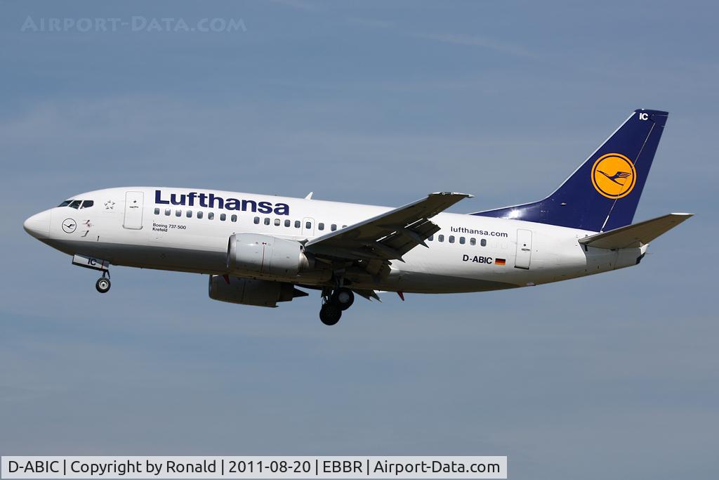 D-ABIC, 1990 Boeing 737-530 C/N 24817, at bru