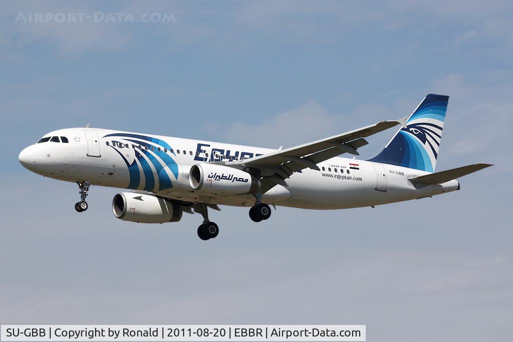 SU-GBB, 1991 Airbus A320-231 C/N 166, at bru