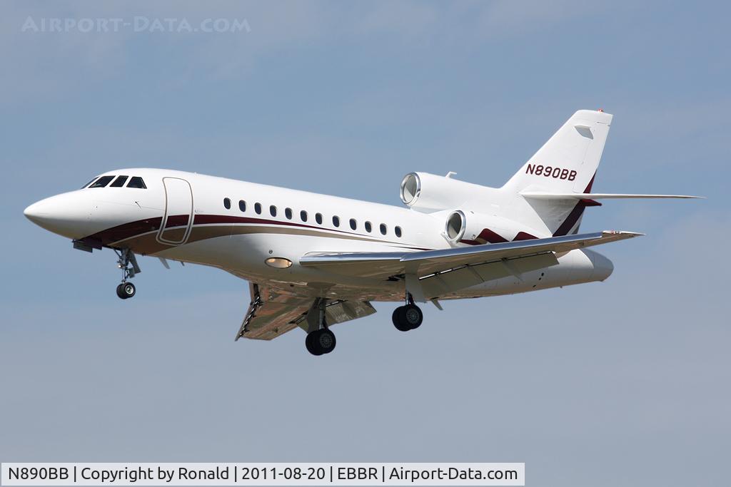 N890BB, 2007 Dassault Falcon 900EX C/N 611, at bru
