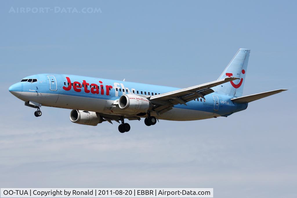 OO-TUA, 1989 Boeing 737-4K5 C/N 24127, at bru