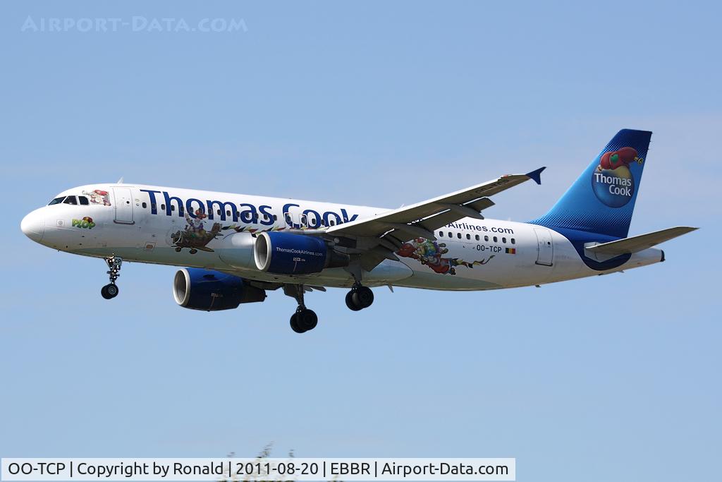 OO-TCP, 1996 Airbus A320-214 C/N 653, at bru