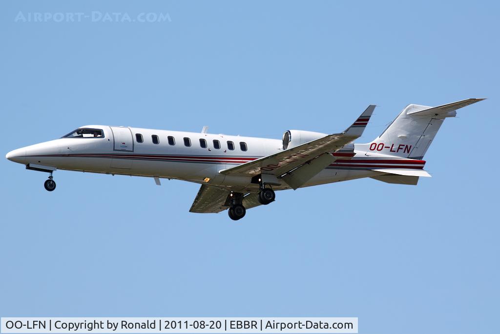 OO-LFN, Learjet 45 C/N 45-250, at bru