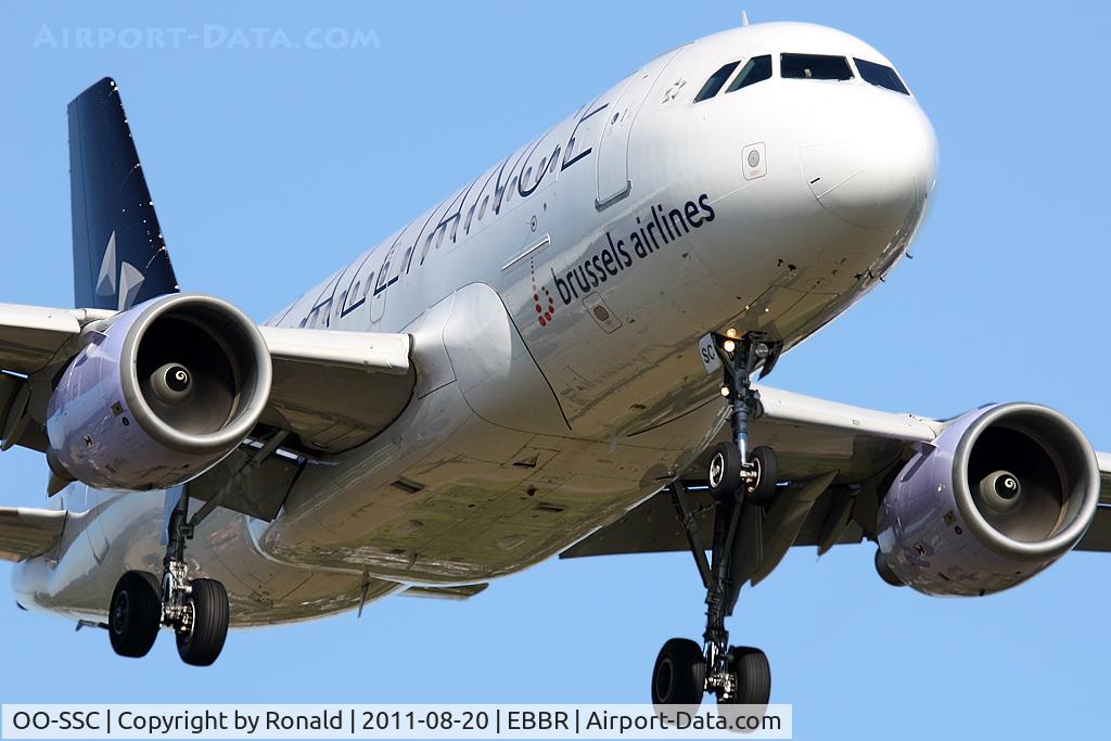 OO-SSC, 1999 Airbus A319-112 C/N 1086, at bru