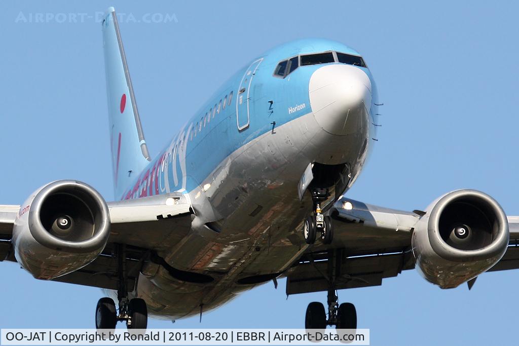 OO-JAT, 1990 Boeing 737-5K5 C/N 24927, at bru