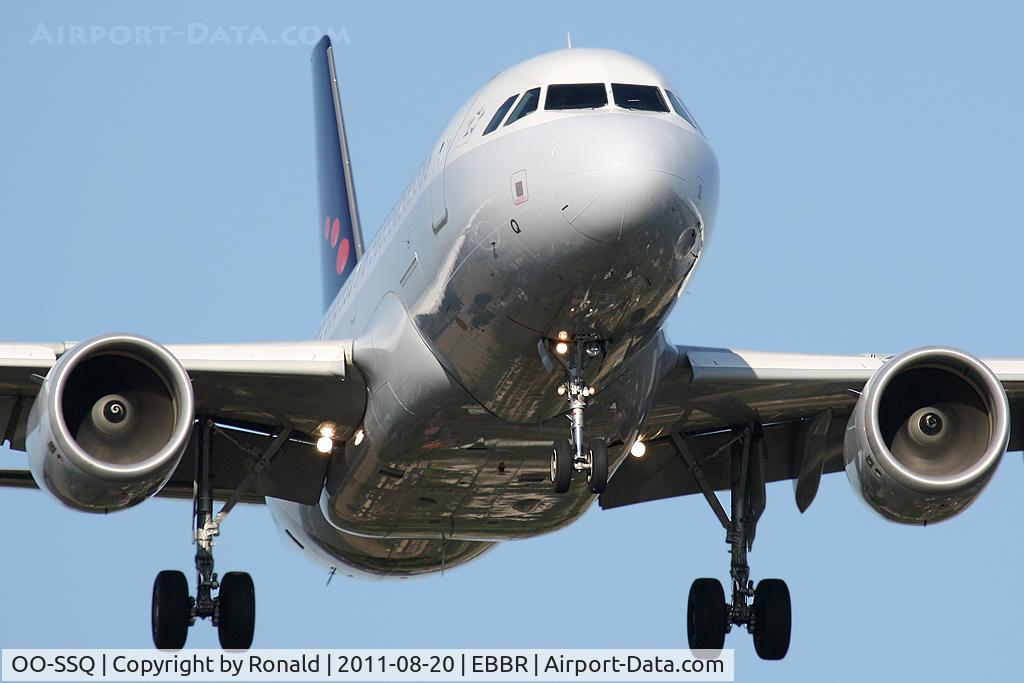 OO-SSQ, 2009 Airbus A319-112 C/N 3790, at bru