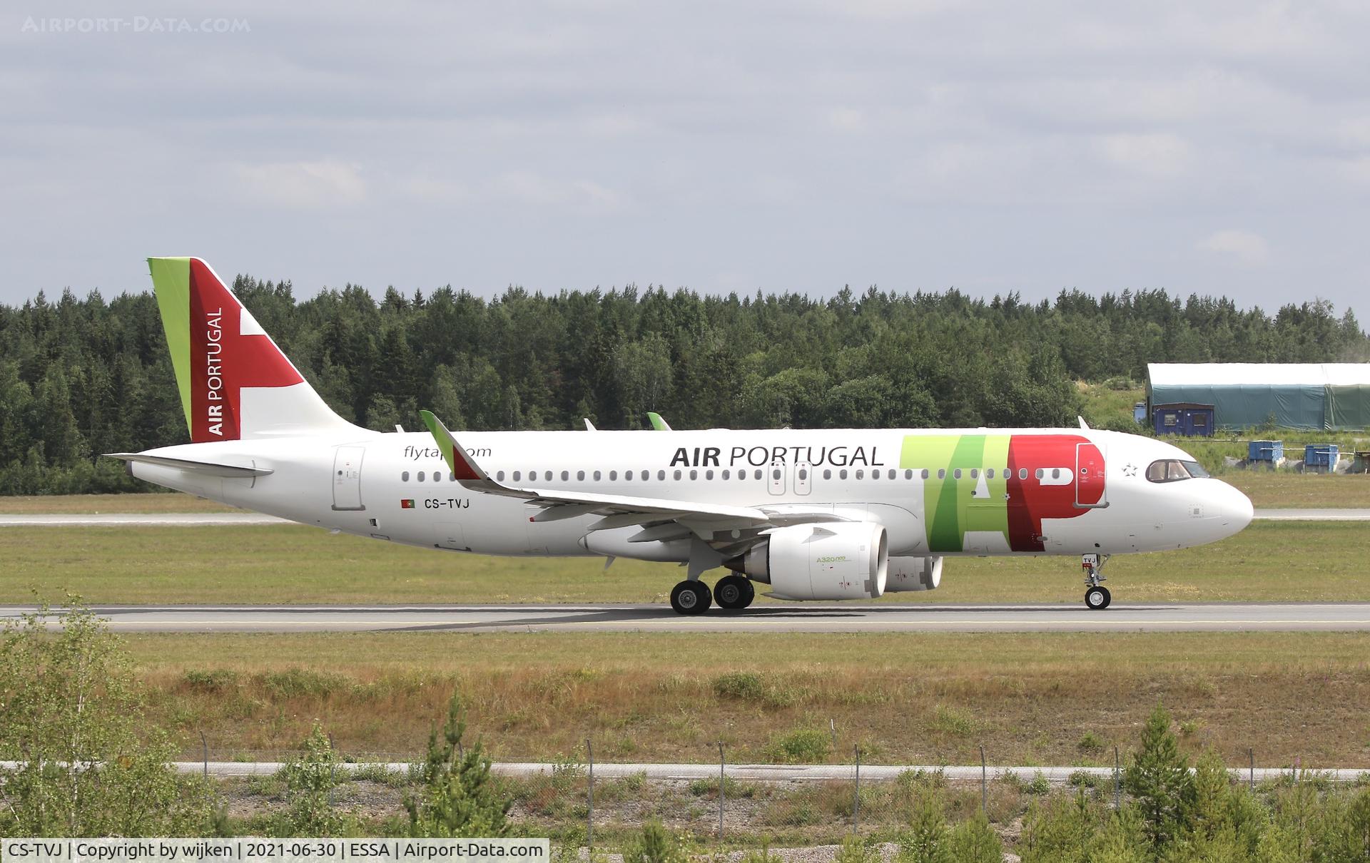 CS-TVJ, 2021 Airbus A320-251N C/N 10471, Taxiway W