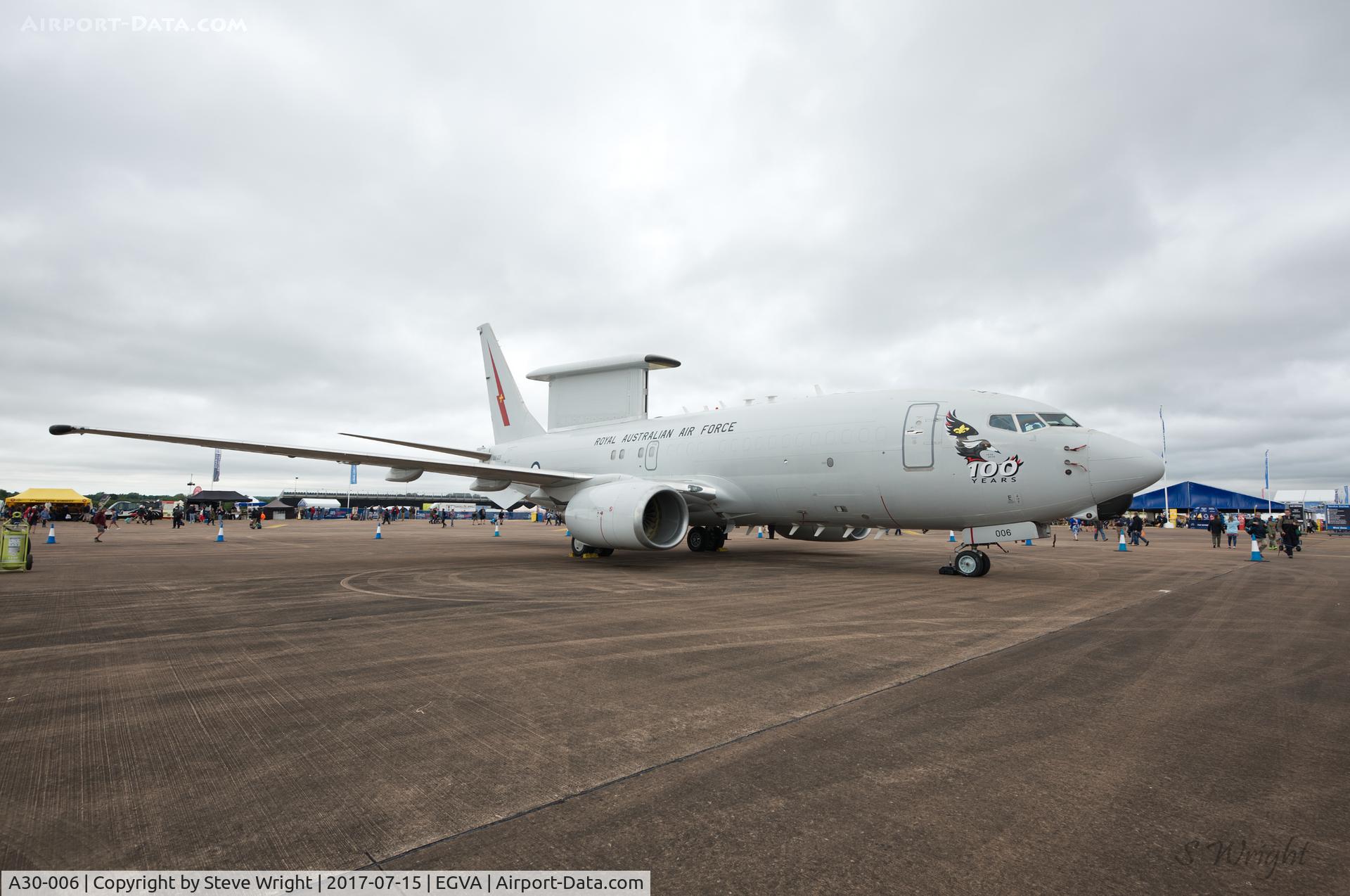 A30-006, 2006 Boeing E-7A Wedgetail (737-7ES) C/N 33987, RIAT 2017 RAF Fairford UK