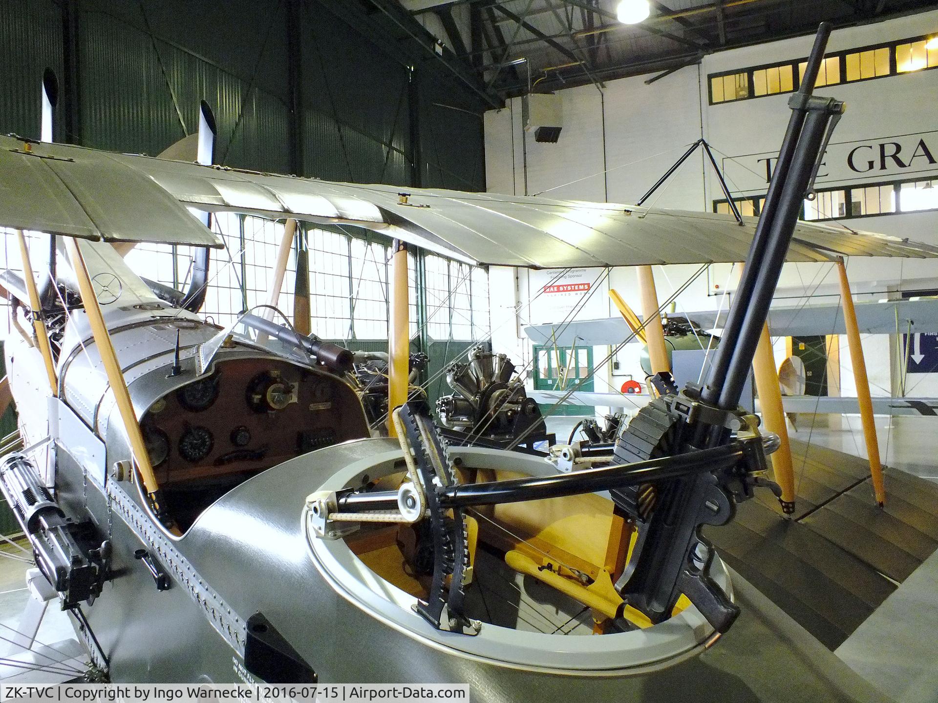ZK-TVC, 2012 Royal Aircraft Factory RE-8 Replica C/N 0002, Royal Aircraft Factory R.E.8 replica at the RAF-Museum, Hendon