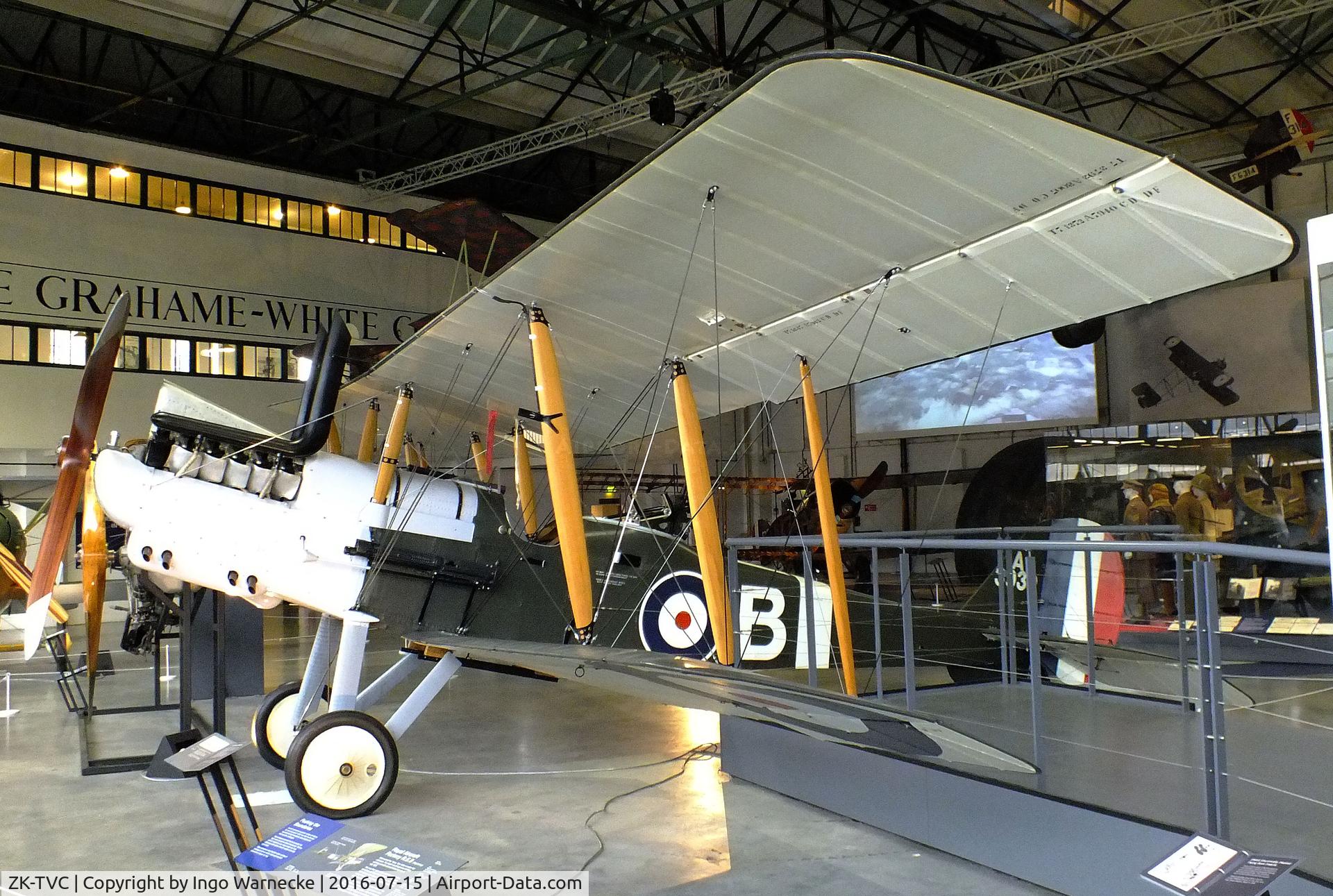ZK-TVC, 2012 Royal Aircraft Factory RE-8 Replica C/N 0002, Royal Aircraft Factory R.E.8 replica at the RAF-Museum, Hendon