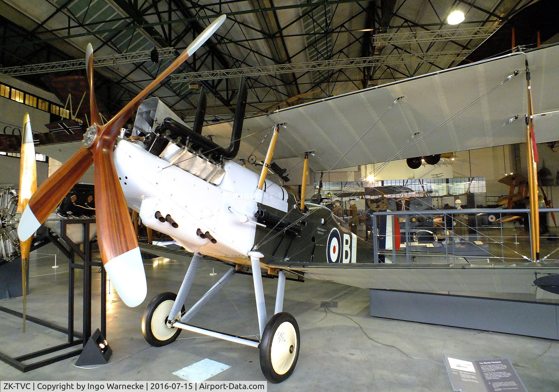 ZK-TVC, 2012 Royal Aircraft Factory RE-8 Replica C/N 0002, Royal Aircraft Factory R.E.8 replica at the RAF-Museum, Hendon