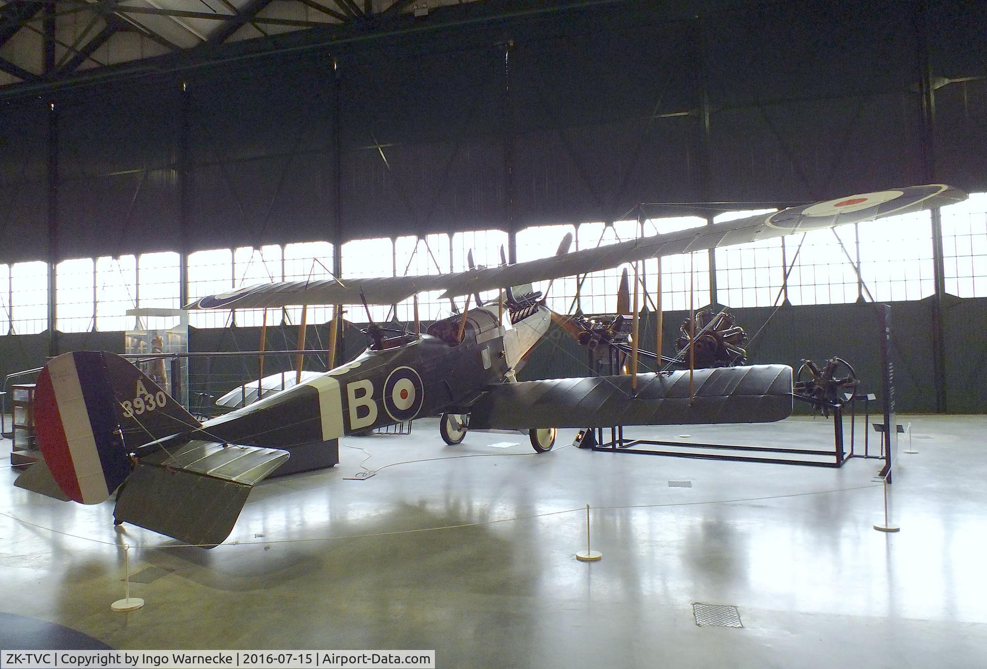 ZK-TVC, 2012 Royal Aircraft Factory RE-8 Replica C/N 0002, Royal Aircraft Factory R.E.8 replica at the RAF-Museum, Hendon