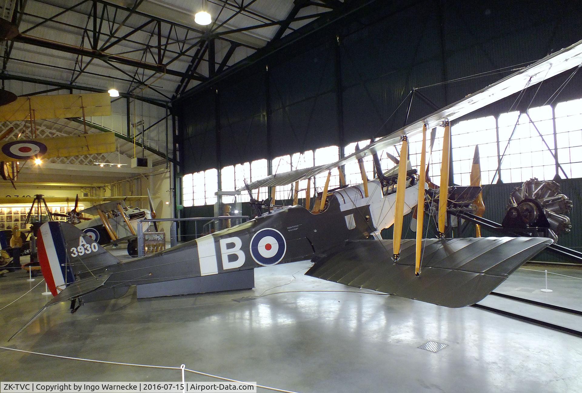 ZK-TVC, 2012 Royal Aircraft Factory RE-8 Replica C/N 0002, Royal Aircraft Factory R.E.8 replica at the RAF-Museum, Hendon