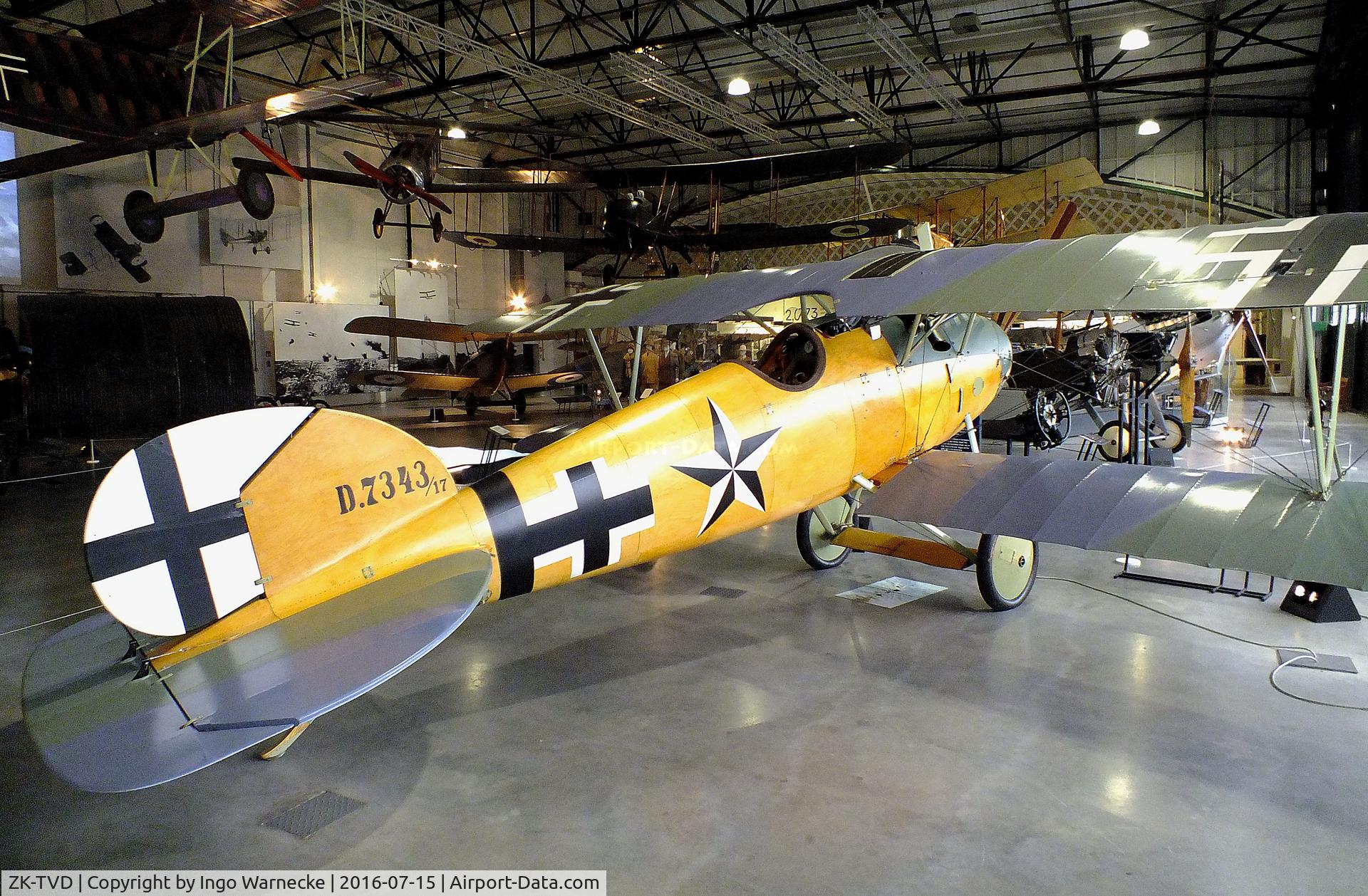 ZK-TVD, 2011 Albatros D-Va Replica C/N 83, Albatros D Va replica at the RAF-Museum, Hendon