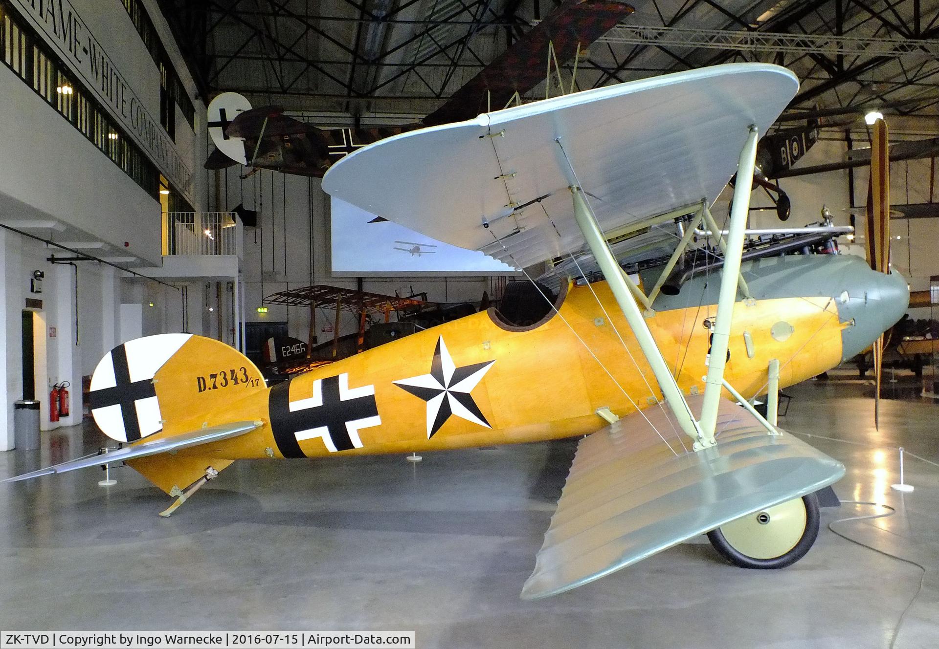 ZK-TVD, 2011 Albatros D-Va Replica C/N 83, Albatros D Va replica at the RAF-Museum, Hendon