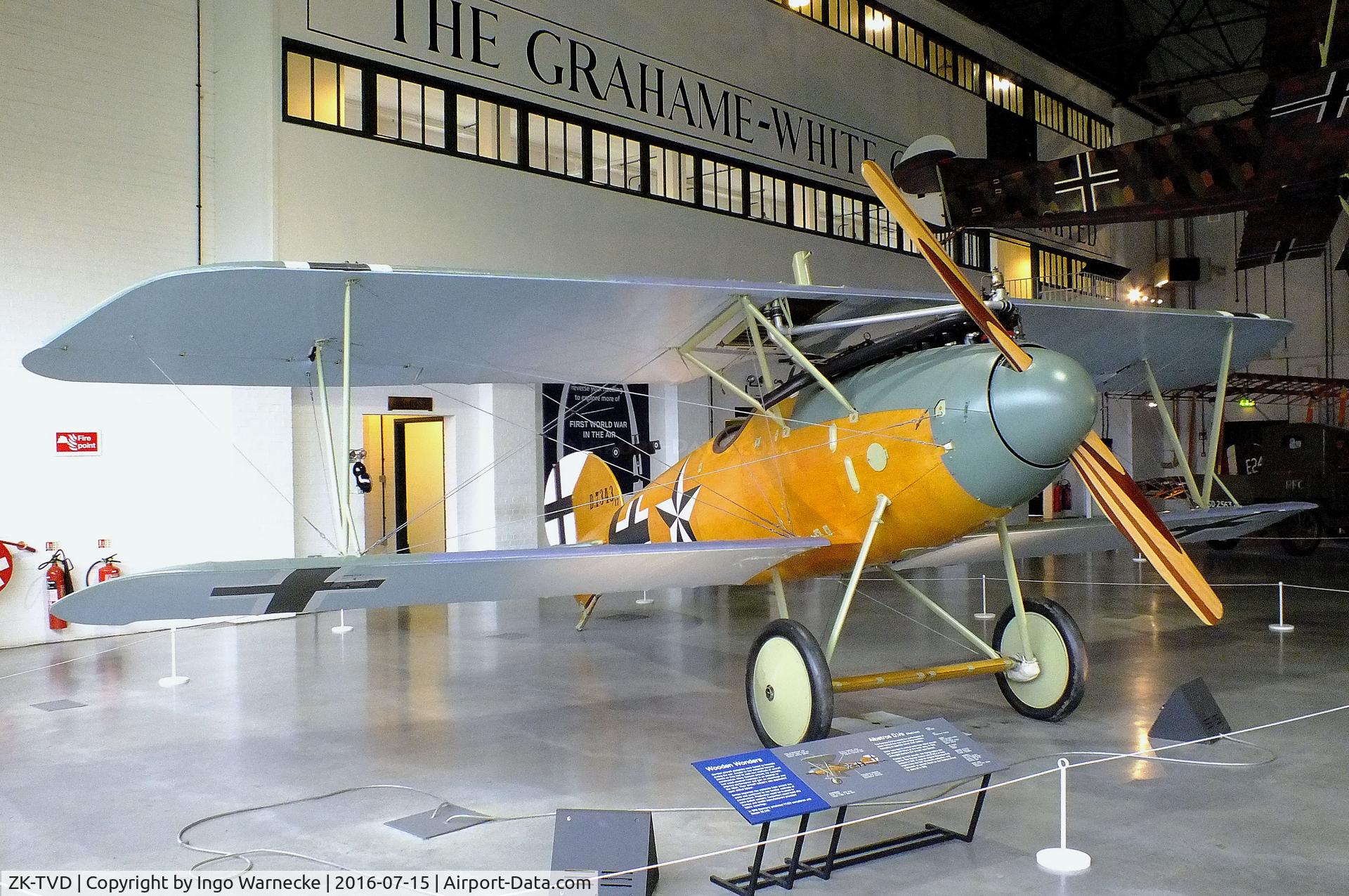 ZK-TVD, 2011 Albatros D-Va Replica C/N 83, Albatros D Va replica at the RAF-Museum, Hendon