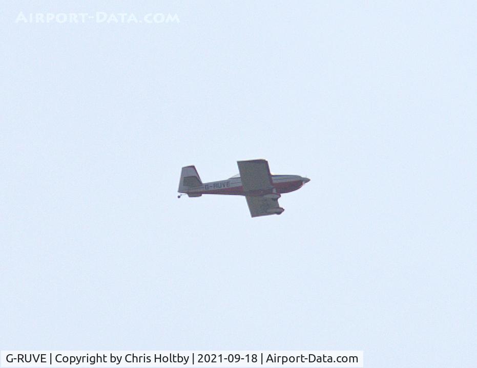 G-RUVE, 2019 Vans RV-8 C/N PFA 303-14716, Vans RV-8 with its new paint job over Potters Bar, Herts