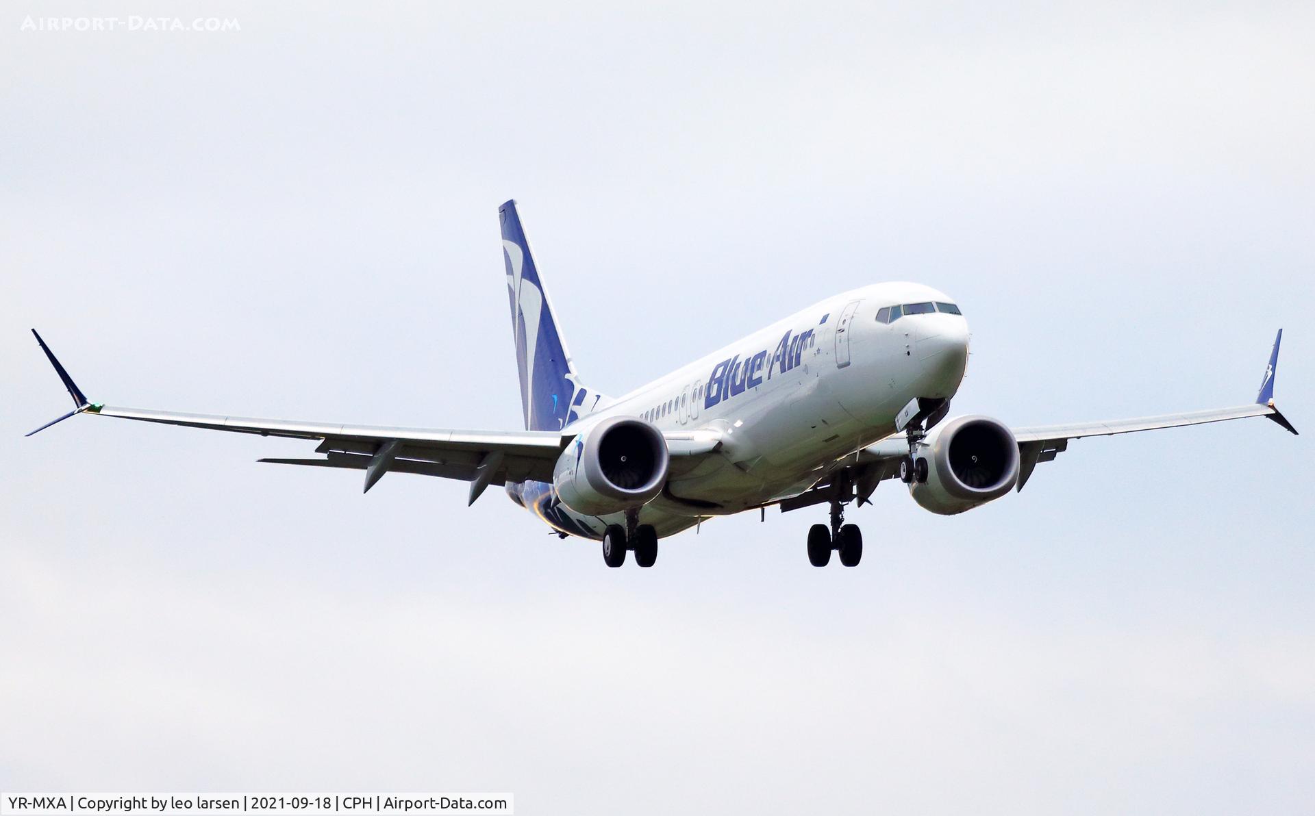 YR-MXA, 2019 Boeing 737-8 MAX C/N 43309, Copenhagen 18.9.2021