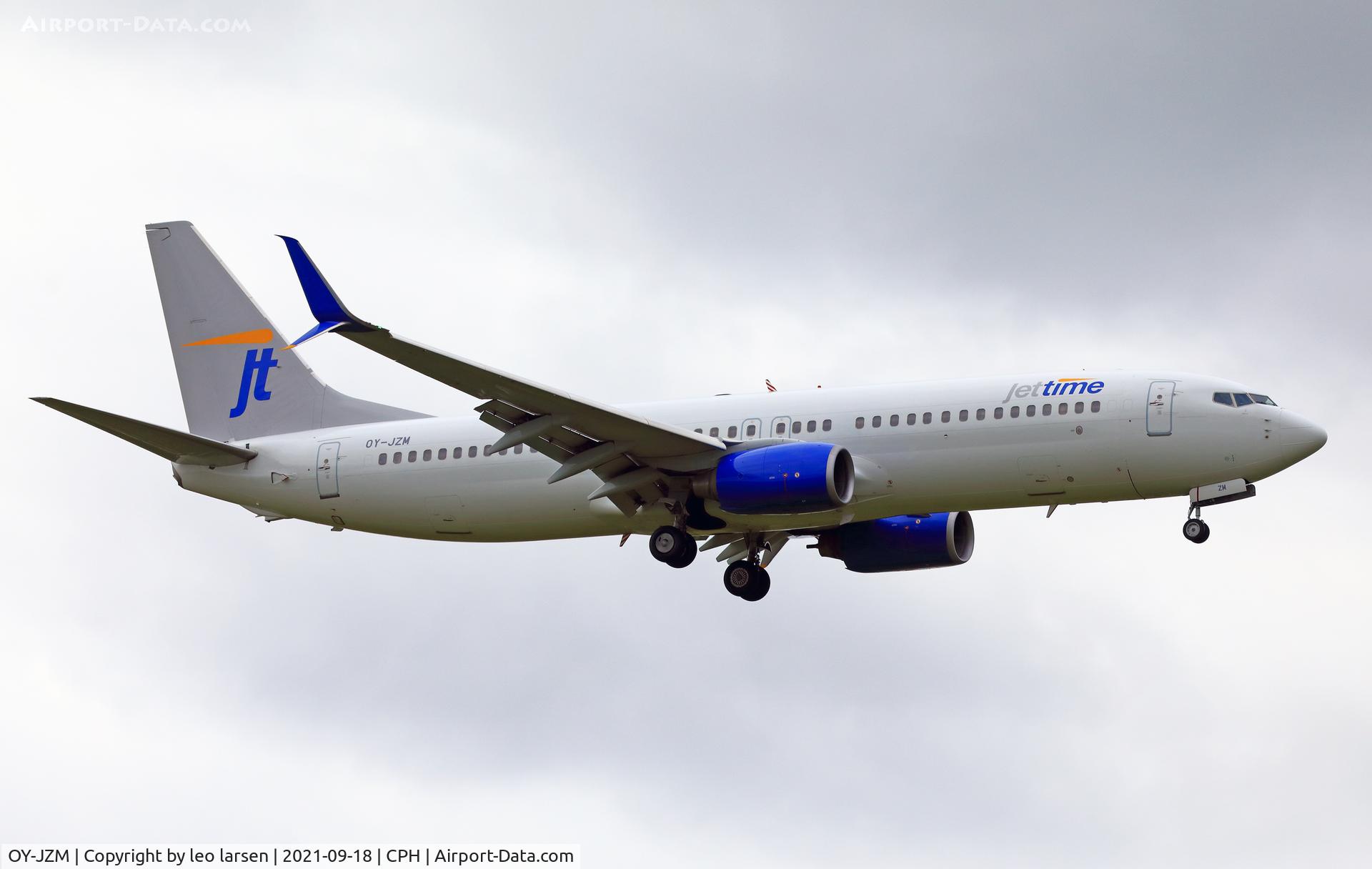 OY-JZM, 2006 Boeing 737-8K5 C/N 34688, Copenhagen 18.9.2021