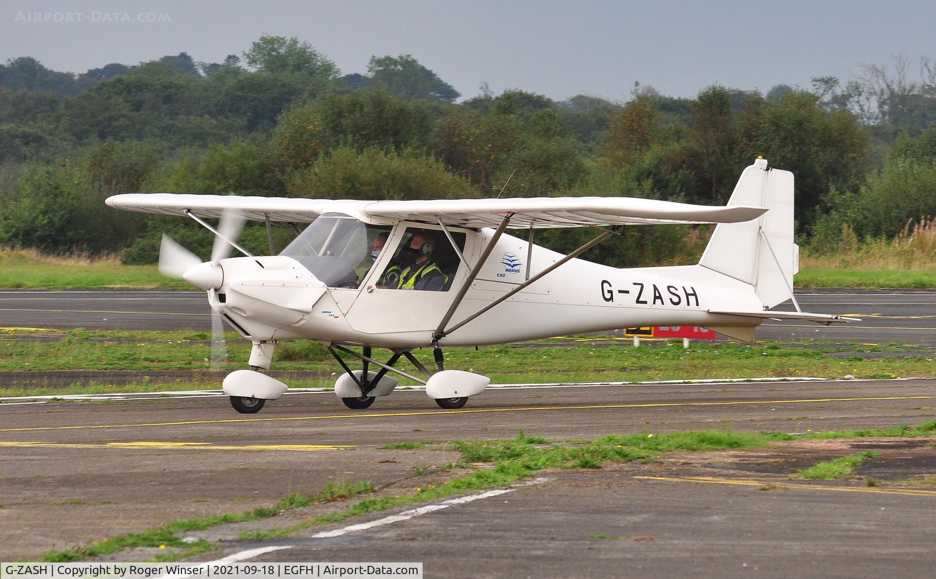 G-ZASH, 2013 Comco Ikarus C42 FB80 C/N 1304-7257, Resident C.42 operated by Gower Flight Centre.