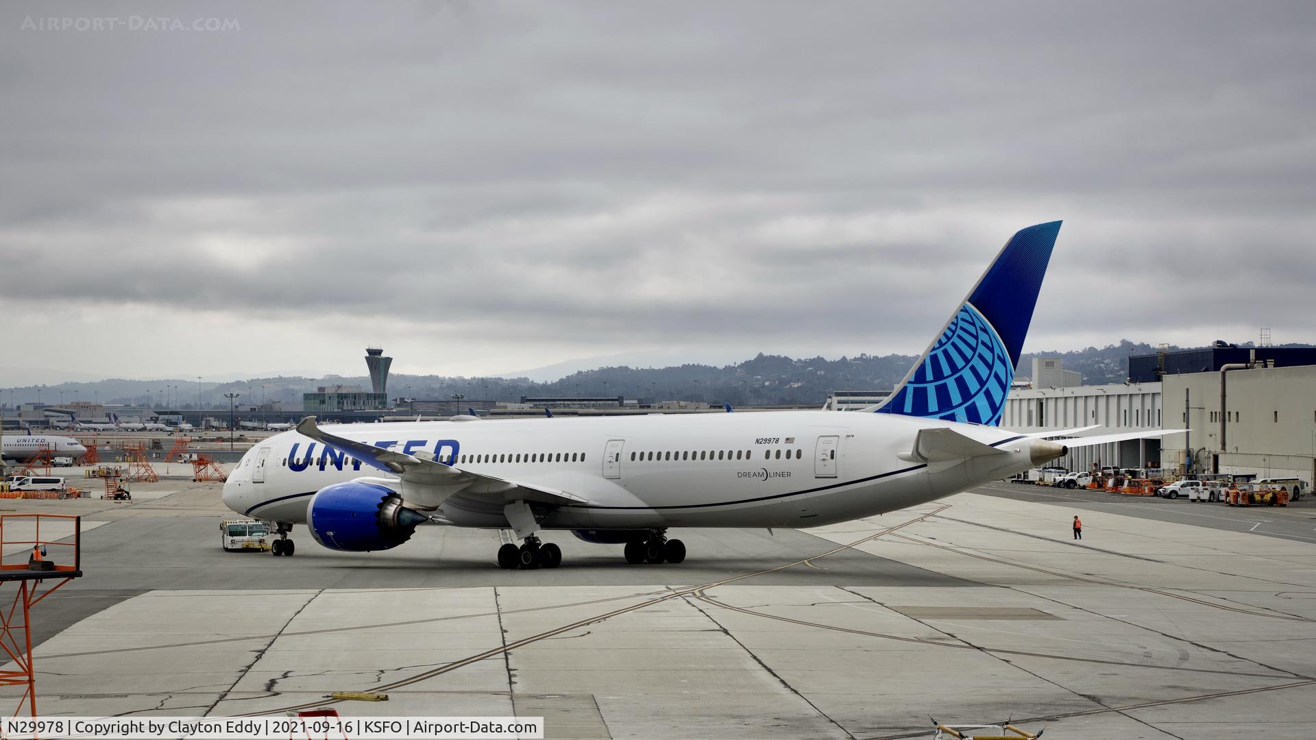 N29978, 2020 Boeing 787-9 Dreamliner Dreamliner C/N 66137, SFO 2021.