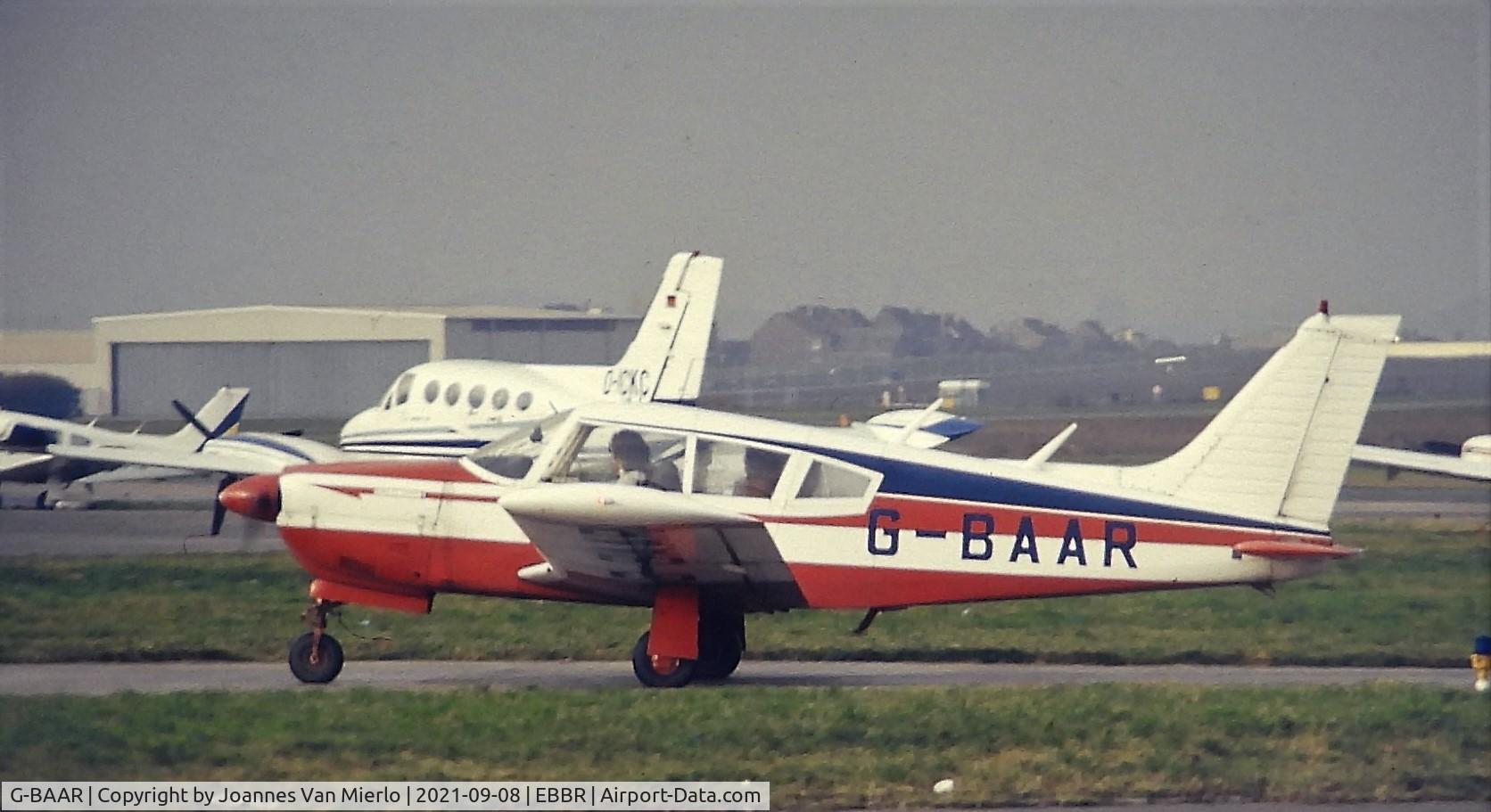 G-BAAR, 1972 Piper PA-28R-200-2 Cherokee Arrow II C/N 28R-7235197, Slide scan