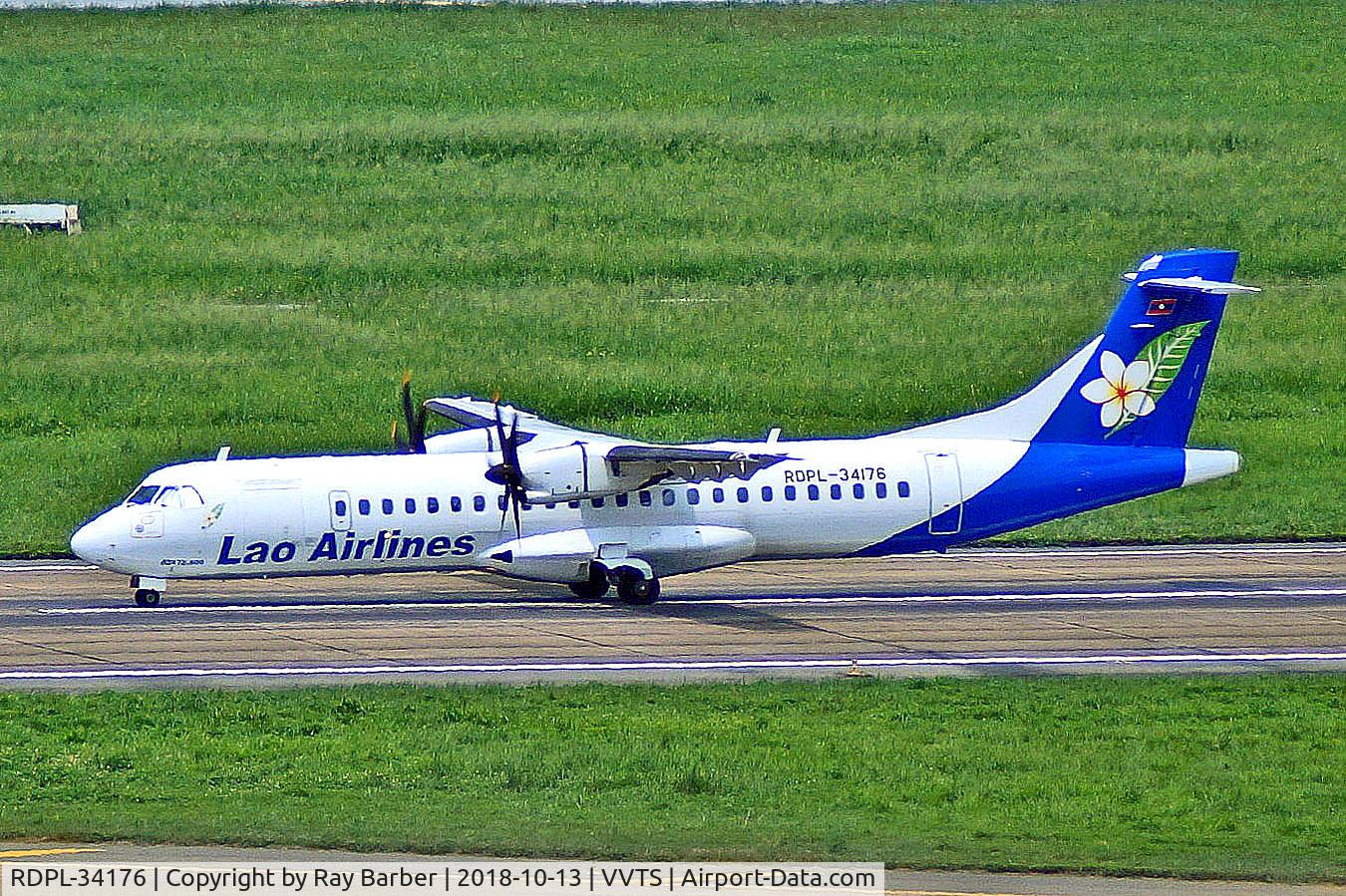 RDPL-34176, 2010 ATR 72-212 C/N 938, RDPL-34176   Aerospatiale ATR-72-212A [938] (Lao Airlines) Ho Chi Minh-Tan Son Nhat Int'l~VN 13/10/2018