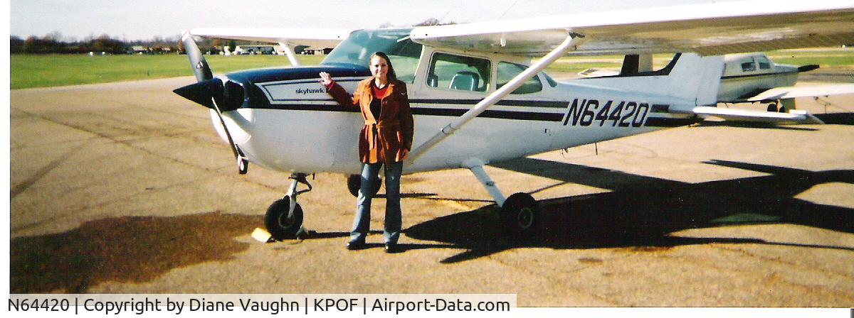N64420, 1975 Cessna 172M C/N 17265216, This is N64420 when she used to be a flight training airplane at KPOF.