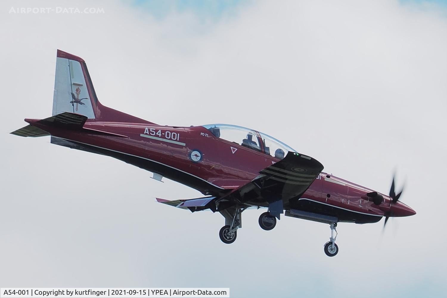A54-001, 2016 Pilatus PC-21 C/N 234, Pilatus PC-21 cn 234. RAAF serial A54-001,  2 FTS RAAF Base Pearce. 15 September 2021