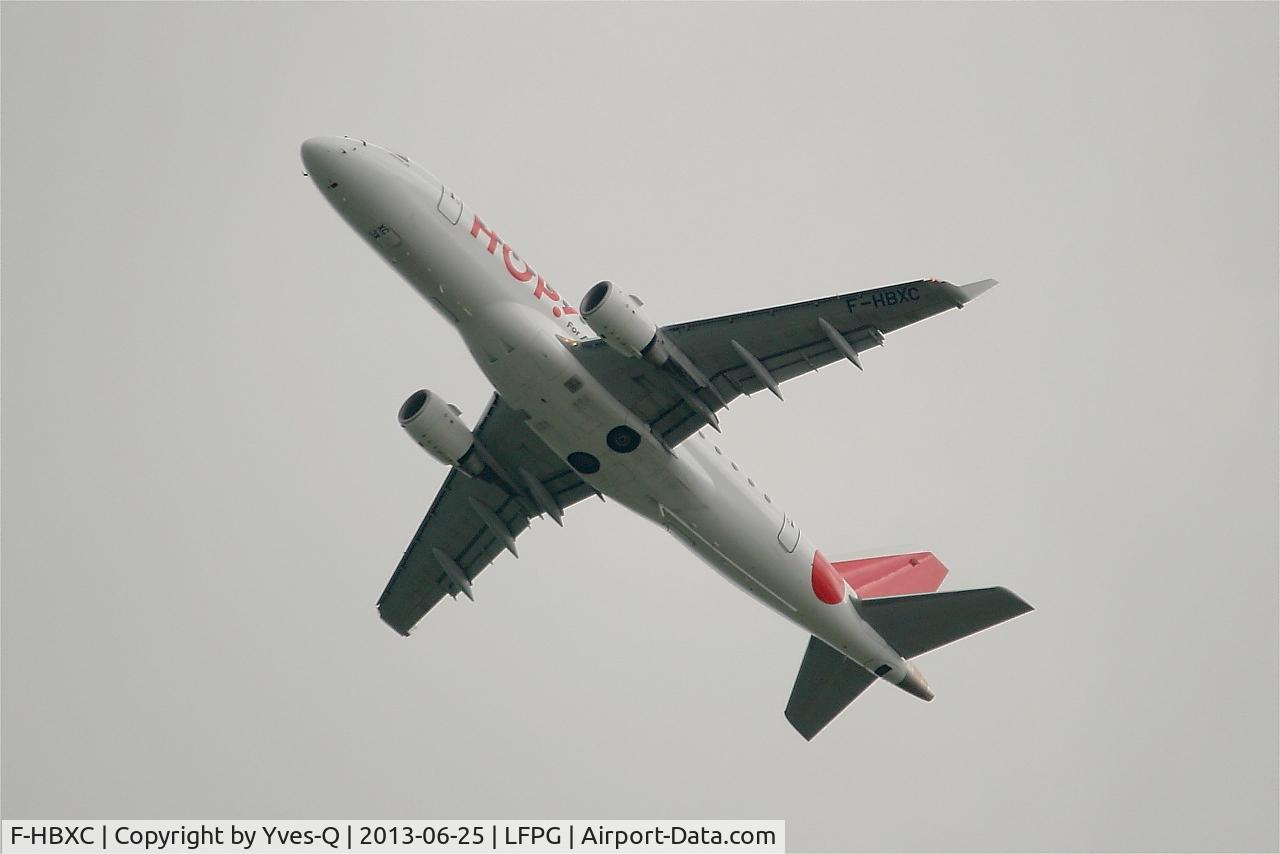 F-HBXC, 2008 Embraer 170ST (ERJ-170-100ST) C/N 17000263, Embraer ERJ-170-100ST 170ST, Take-off Rwy 27L, Roissy Charles De Gaulle Airport (LFPG-CDG)