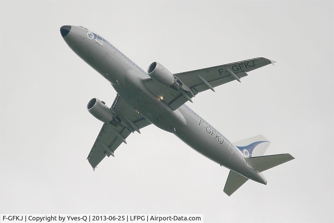 F-GFKJ, 1989 Airbus A320-211 C/N 0063, Airbus A320-211, Climbing from Rwy 27L, Roissy Charles De Gaulle Airport (LFPG-CDG)