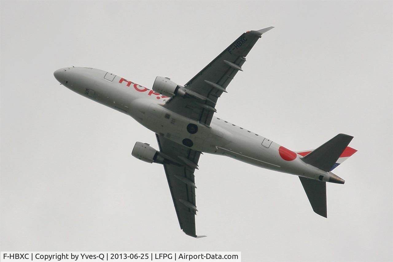 F-HBXC, 2008 Embraer 170ST (ERJ-170-100ST) C/N 17000263, Embraer ERJ-170-100ST 170ST, Climbing from Rwy 27L, Roissy Charles De Gaulle Airport (LFPG-CDG)